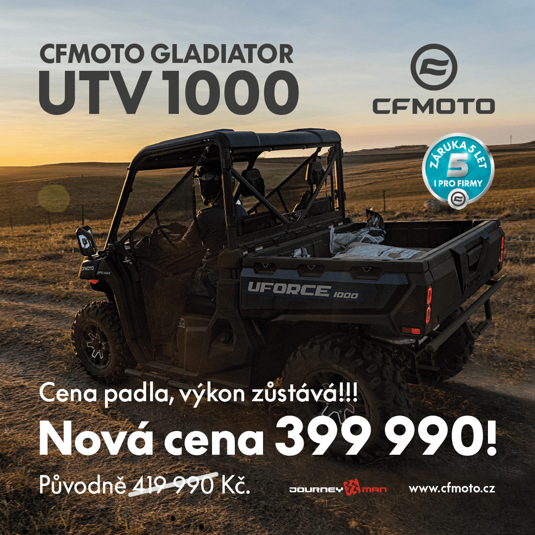 Akční nabídka na GLADIATOR UTV1000