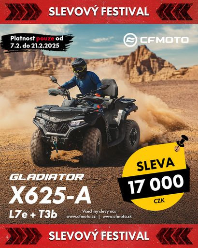 Slevový festival CFMOTO PRODLOUŽEN!