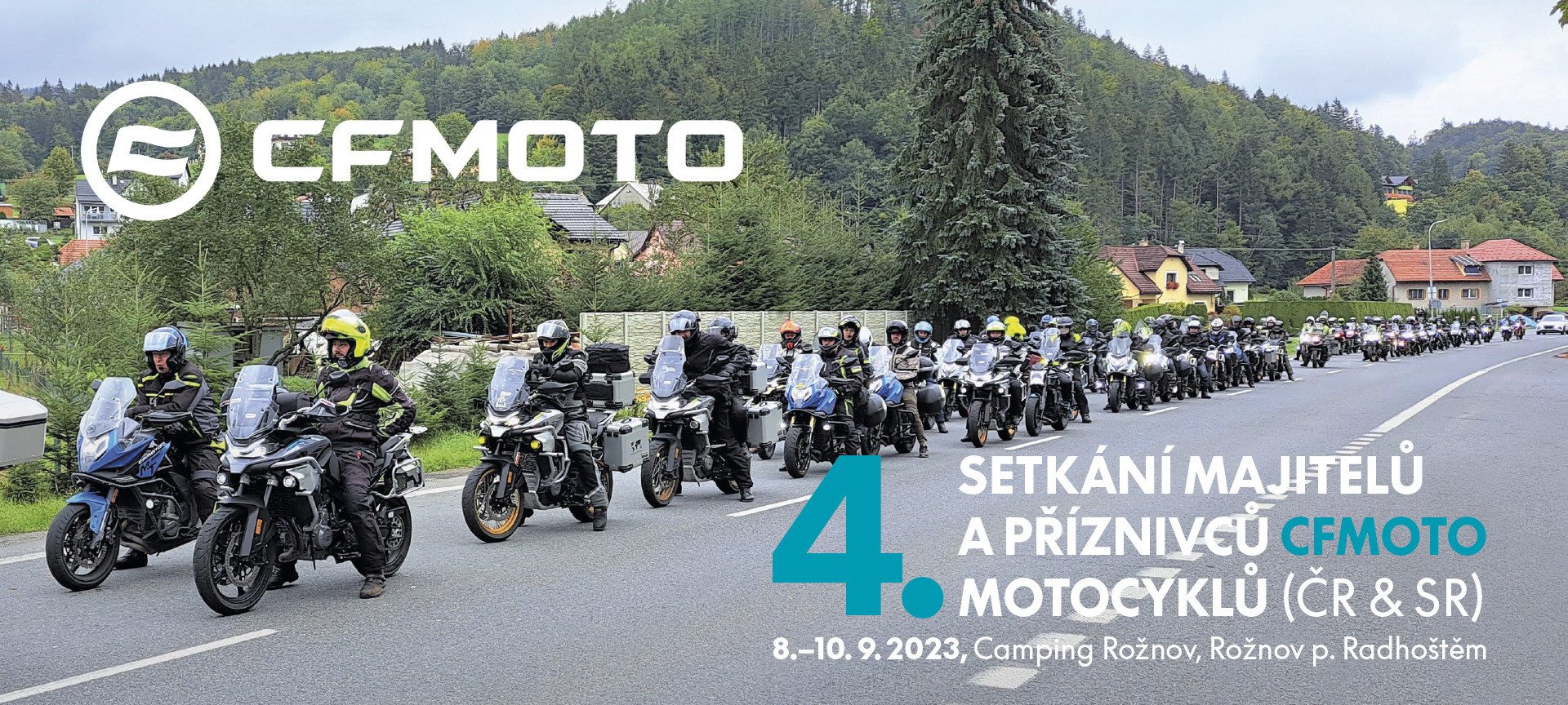 4. Sraz majitelů a příznivců motocyklů CFMOTO.